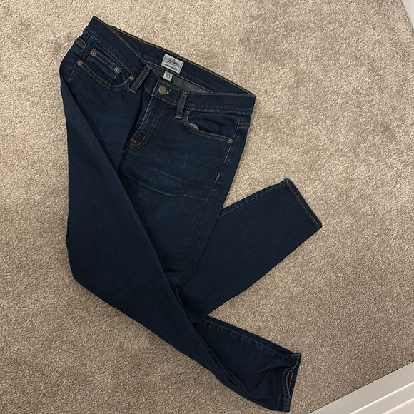 Jcrew toothpick Women's Dark Blue skinny Jeans Sz 27 - Picture 14 of 16